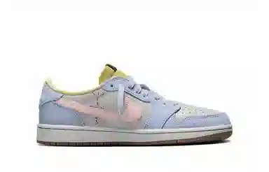 Travis Scott x Air Jordan 1 Low Blue Pink