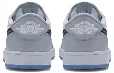 Dior x Air Jordan 1 Low White Grey