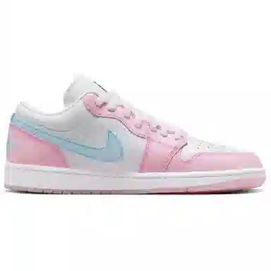 Jordan Air Jordan 1 Low "White/Pink Foam/Glacier Blue"