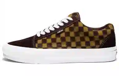 CONCEPTS x Vans Old Skool OG NS LX Brown Black Checkerboard