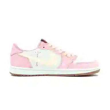Travis Scott x Air Jordan 1 Low Retro "Sail Pink"