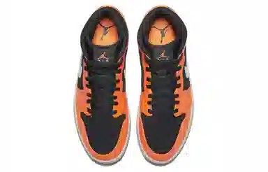 Jordan Air Jordan 1 Mid Black Orange