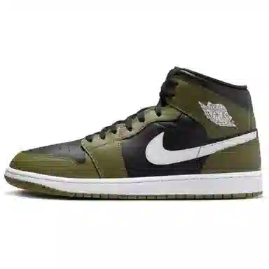 Jordan Air Jordan 1 Mid Green Black