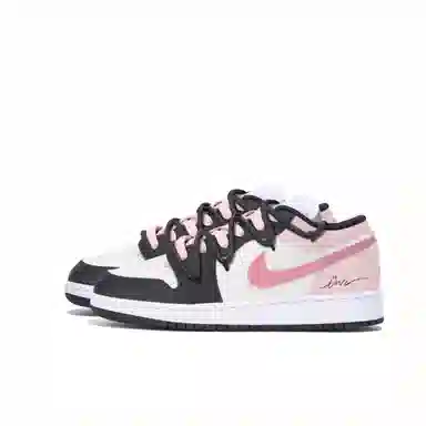 Jordan Air Jordan 1 Low GS Black White Pink