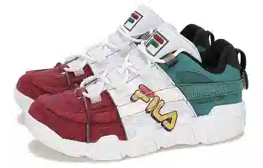 FILA Fusion Retro Basketball Shoes White Red