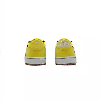 Travis Scott x Air Jordan 1 Low "Cool Yellow Black"