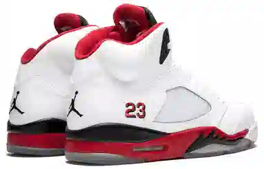 Jordan Air Jordan 5 Retro Fire Red Black Tongue