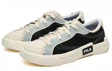 FILA Fusion Pop Canvas Sneakers Black Beige