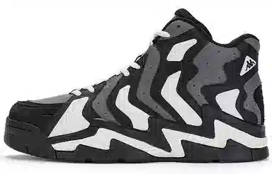Kappa High Top Sneakers Black Grey White