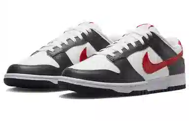 Nike Dunk Low Black Red White