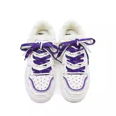 MQMS Casual White Purple Sneakers