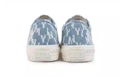 MLB Low Canvas Blue White