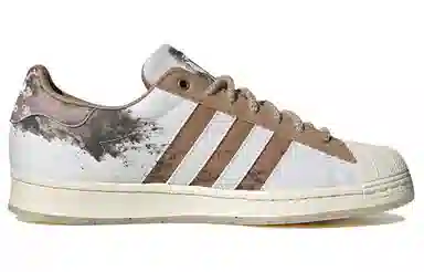 adidas Superstar White Brown
