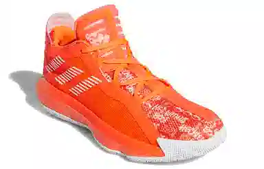 adidas D Lillard 6 Orange White