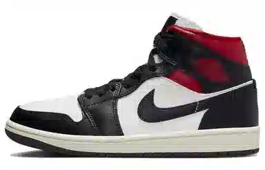 Jordan Air Jordan 1 Mid Black White Red