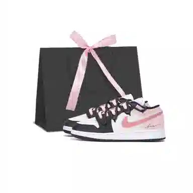 Jordan Air Jordan 1 Low GS Black White Pink