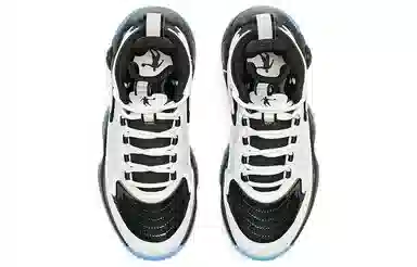 Jordan High Top Basketball Shoes Black White