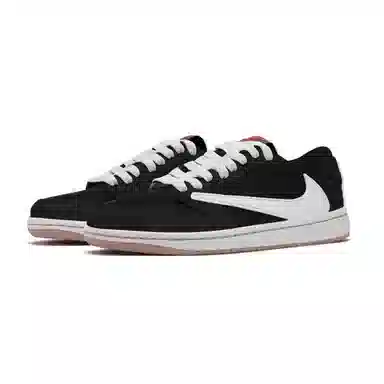 Travis Scott x Air Jordan 1 Low Retro Black White