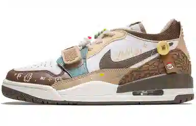 Jordan Legacy 312 Low White Brown