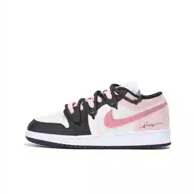 Jordan Air Jordan 1 Low GS Black White Pink