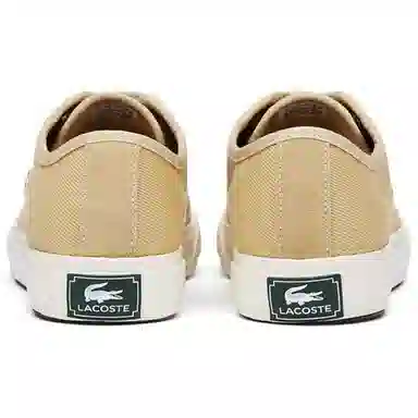 Lacoste Canvas Low-Top Light Brown