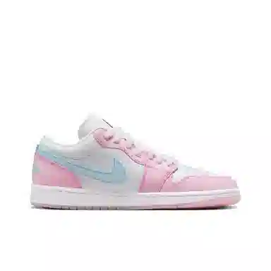 Jordan Air Jordan 1 Low "White/Pink Foam/Glacier Blue"