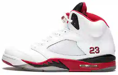 Jordan Air Jordan 5 Retro Fire Red Black Tongue