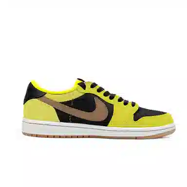 Travis Scott x Air Jordan 1 Low OG "Black Yellow Brown"