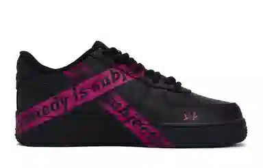 Nike Air Force 1 '07 Black Rose Red