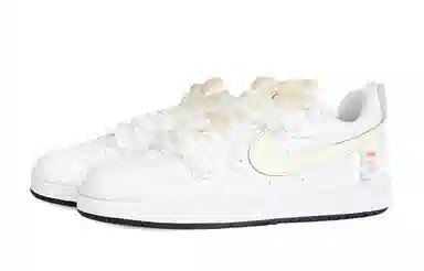 Nike Court Borough Low GS White Yellow