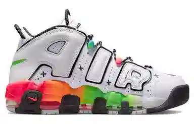 Nike Air More Uptempo 96 White Rainbow