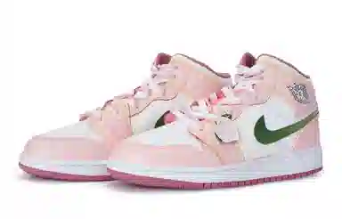 Jordan Air Jordan 1 Mid GS "Peach Oolong"