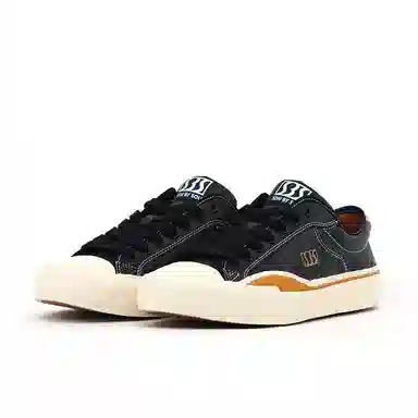 SEW BY SOU Vulcanized Canvas Sneakers Black Low Top