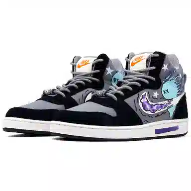 Nike Court Vision Mid Black White Grey