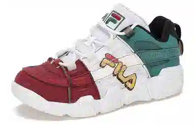 FILA Fusion Retro Basketball Shoes White Red