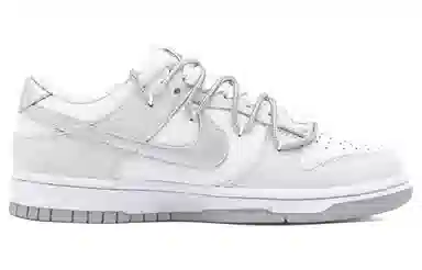 Nike Dunk Low GS White Silver
