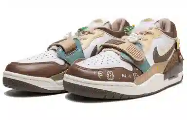 Jordan Legacy 312 Low White Brown