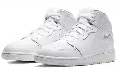 Jordan Air Jordan 1 Mid GS White
