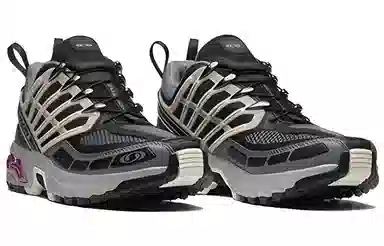 Salomon Acs Pro Advanced Black Grey Purple Tail