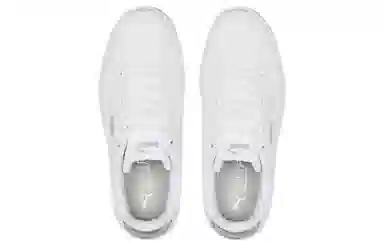 Puma Skye Clean Distressed White Silver