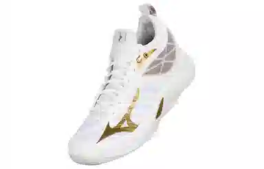 Mizuno Wave Dimension White Gold