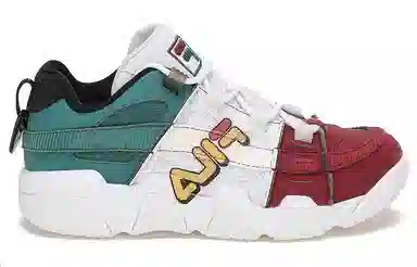 FILA Fusion Retro Basketball Shoes White Red