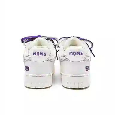 MQMS Casual White Purple Sneakers