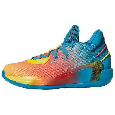 adidas D Lillard 7 Blue Orange