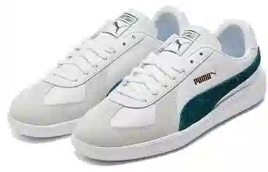 PUMA Army Trainer White Green
