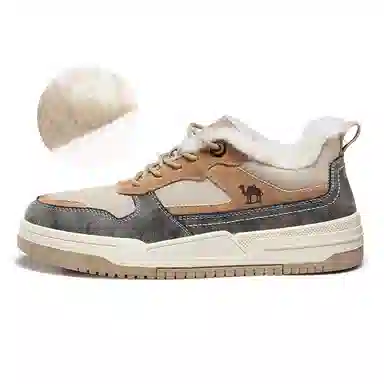 CAMEL Low-Top Sneakers Khaki