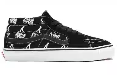 Vans SK8 Mid Black White
