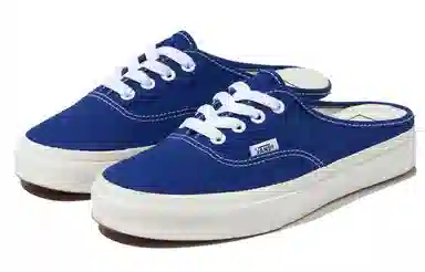 Vans Authentic Canvas Mule White Blue