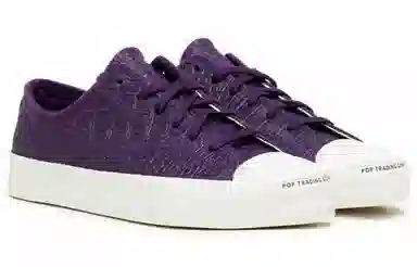 Pop Trading Company x Converse Jack Purcell Low Purple