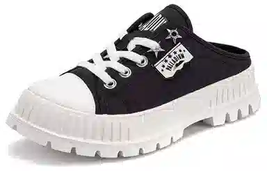 Palladium Palla Shock Mule Black White